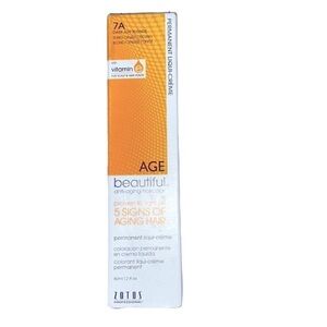 Zotos 7A hair coloring dark Ash blonde new in box